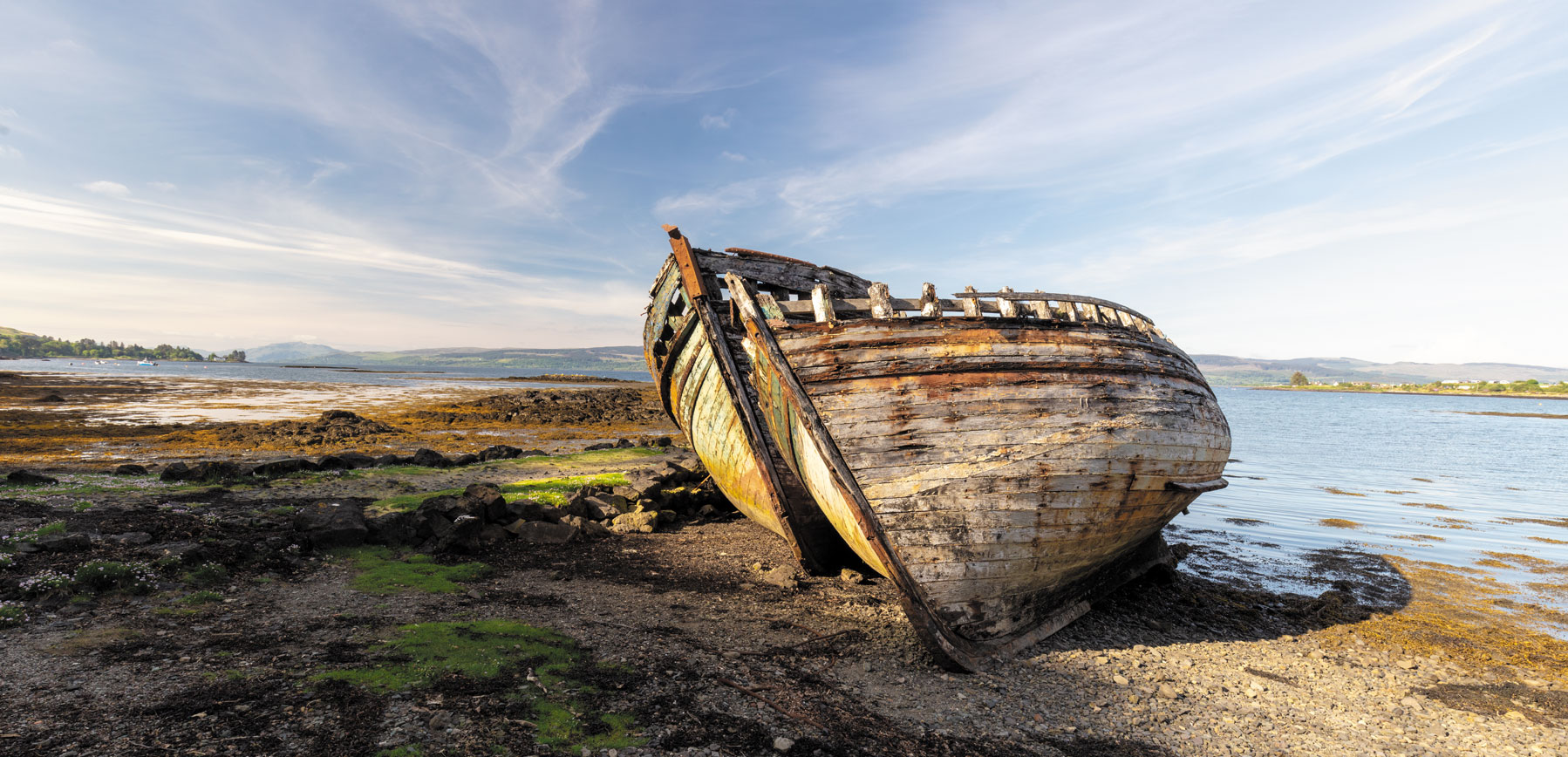 Salen boats, Mull